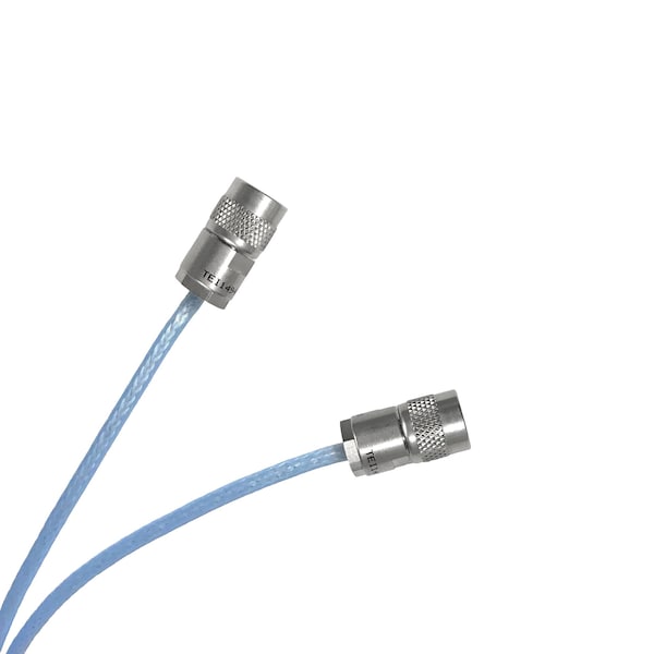 TRS/TRS MIL-STD-1553B Twinax Cable Assembly, 25 ft Length, PL155-47 Connector x2
